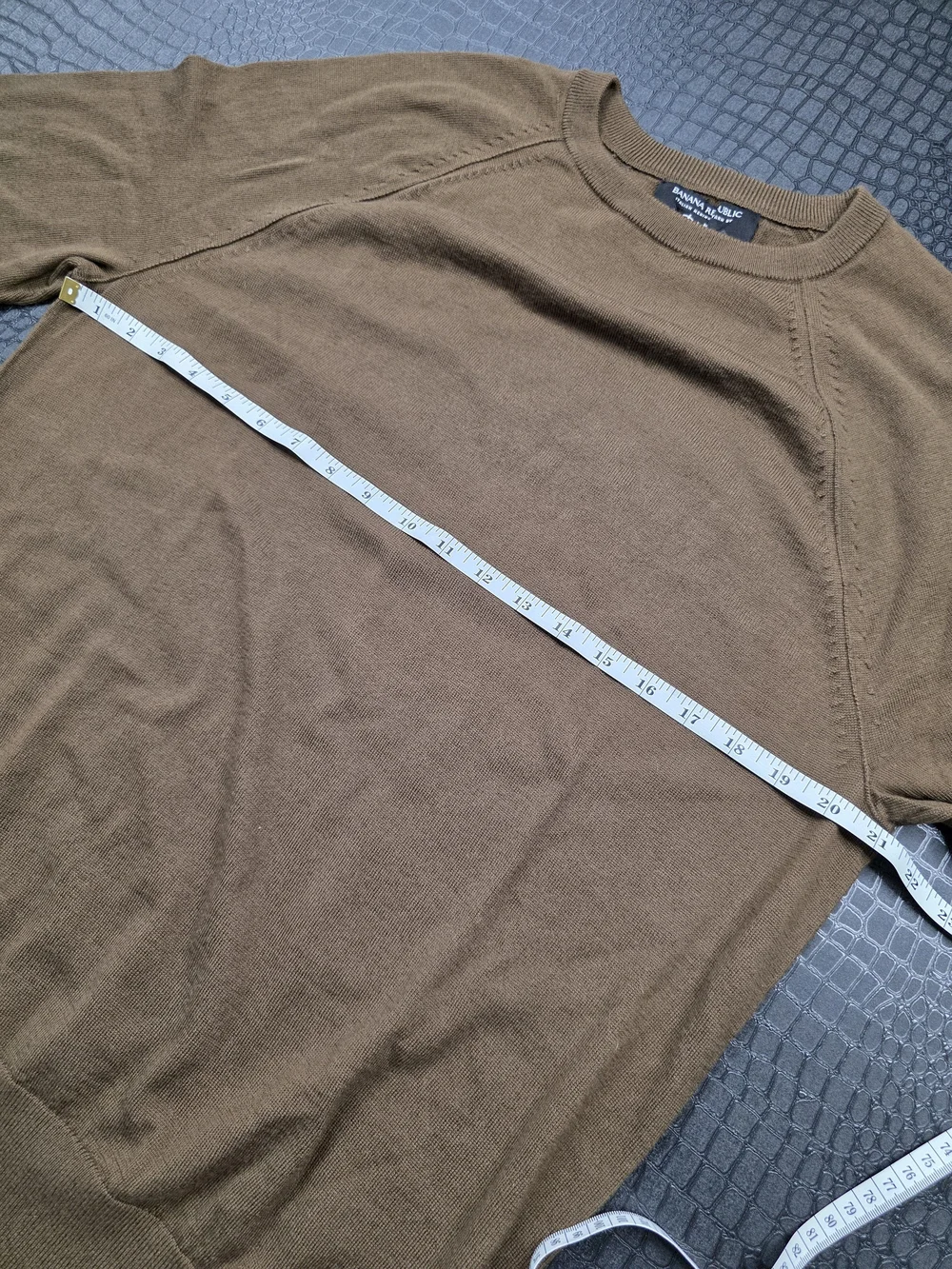 Banana Republic By Baruffa Italian Merino Wool Sweater Brown Size Large